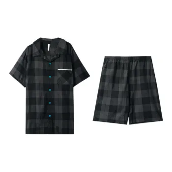 Dorame Pajama Set Men's Dark Gray