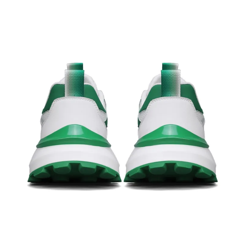 YEARCON Casual Shoes Men Low Top White/Green, Black/Gray-15