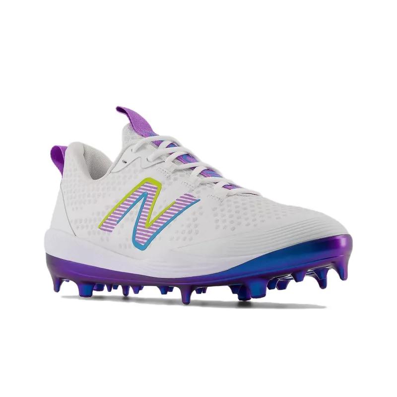 New Balance NB FuelCell Compv3 Cushioning, Wear Resistant Low Top Training Shoes Men's White Purple-2