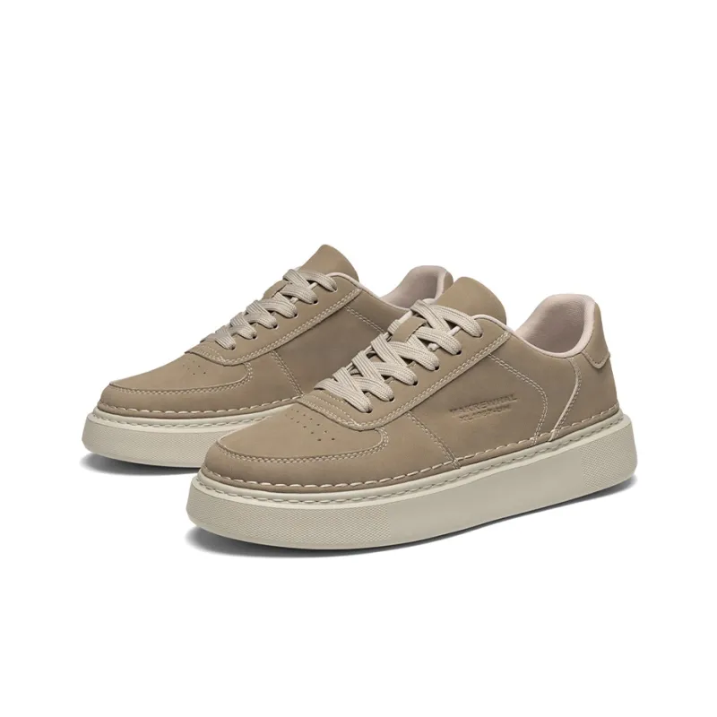 GERTOP Anti-Slip And Wear-Resistant Lightweight Height Increasing Low-Top Skateboard Shoes Men's-2