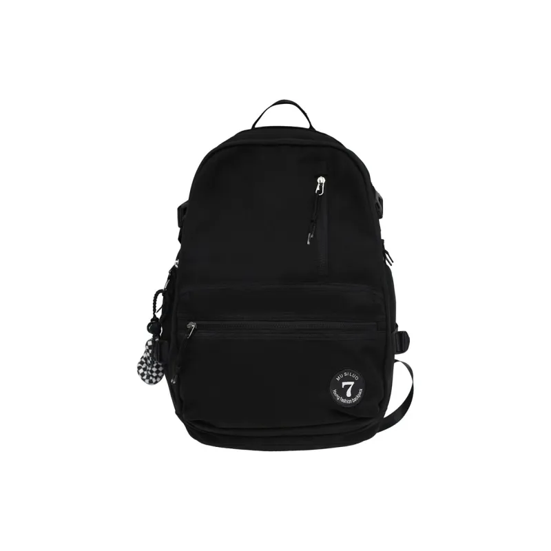 GOBLIN SHARKS 1759 Nylon Backpack Regular Unisex Black/White/Red/Pink-25