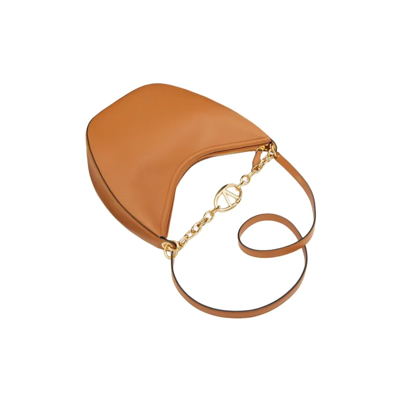 Valentino VLogo Moon Zip Up Medium Shoulder Bag-4
