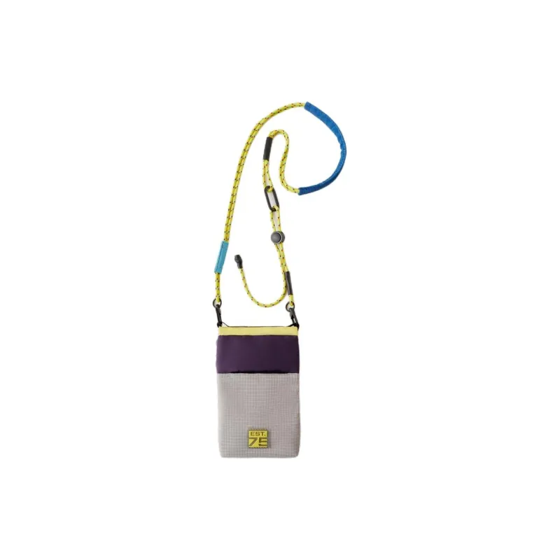 ZARA Polyester With Nylon Shoulder Bag Crossbody Bag Regular Women's Gray/Yellow/Purple-0