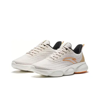 Anta Urban Running Durable Breathable Low Top Running Shoes Men's Muddy Sandy Gray