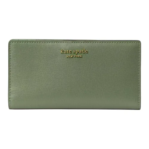 Kate Spade Saffiano Leather Wallet Women's Green