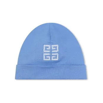 GIVENCHY Cotton Beanies Kids' Blue
