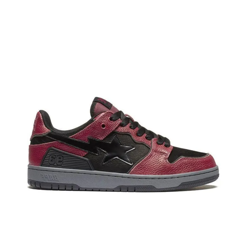 BAPE A BATHING APE Bape SK8 Sta Red Black-1