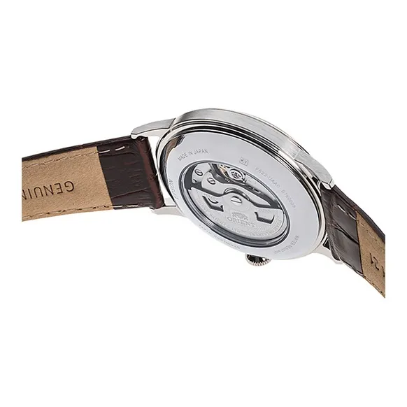 ORIENT Automatic Mechanical Movement Leather Strap Watch 41mm Men's Watches White Dial RA AP0003S10B-4