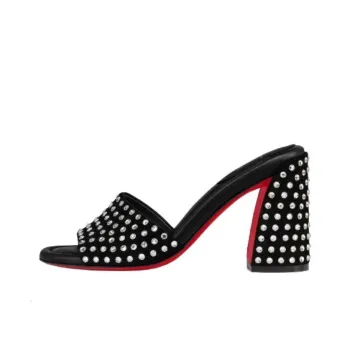 Christian Louboutin Jane 85mm Leather Mules Women's