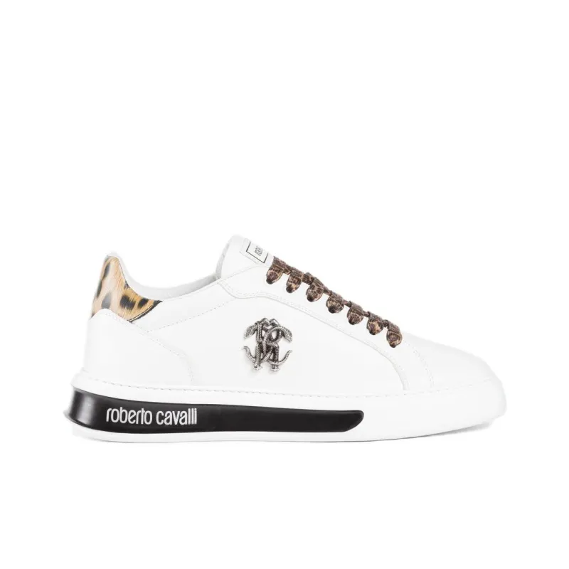 Roberto Cavalli Skateboard Shoes Men's White-1