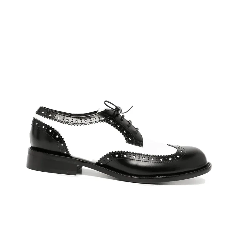 CDG Casual Shoes Men's Black White-1
