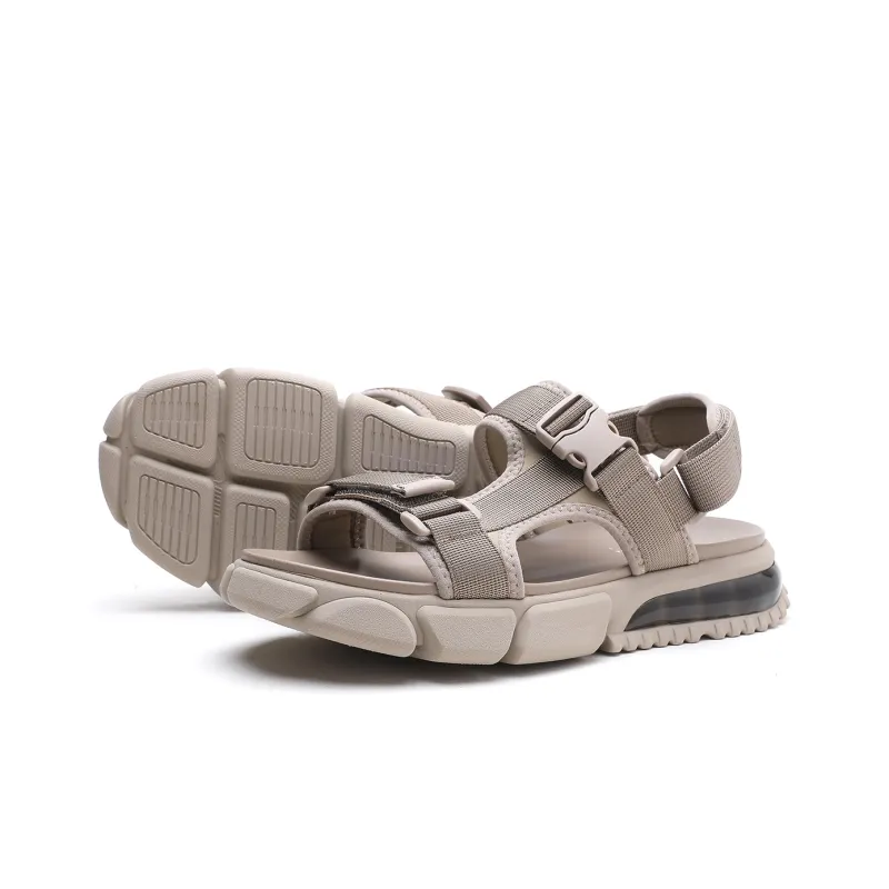 ELLE HOMME Beach Sandals Men's Khaki-3