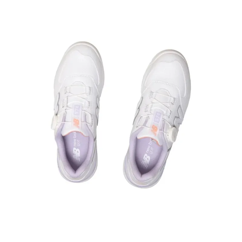 New Balance 574 V3 Boa Golf Shoes 'White Lilac' Women's-2