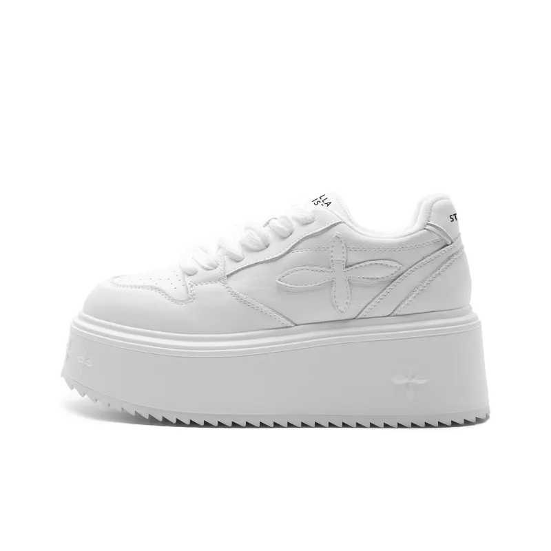 STELLA WEISZ Skateboard Shoes Women's Low Top White/Yellow Brown/Black-31