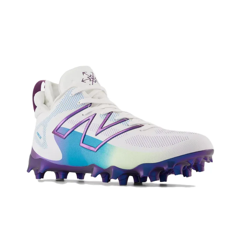 New Balance FreezeLX V4 Cushioning Wear Resistant Low Top Training Shoes Unisex White Blue Purple-2