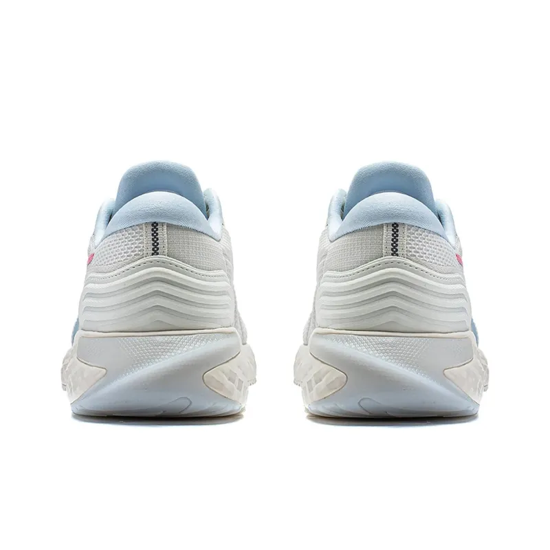 LiNing Cloud Shield Cushioning Reflective Rebound Low Top Running Shoes Women's Ecru-5
