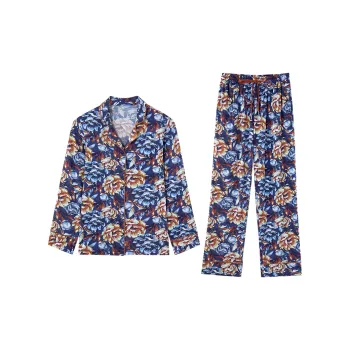 JOCKEY Pajama Set Women's Navy Blue