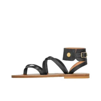 LONGCHAMP Strap Sandals Women's Black