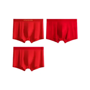 GOLDLION Underpants Men's 3 Pack Red