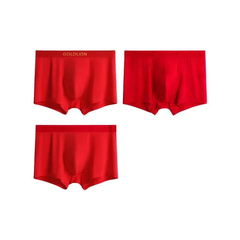 GOLDLION Underpants Men's 3 Pack Red-0