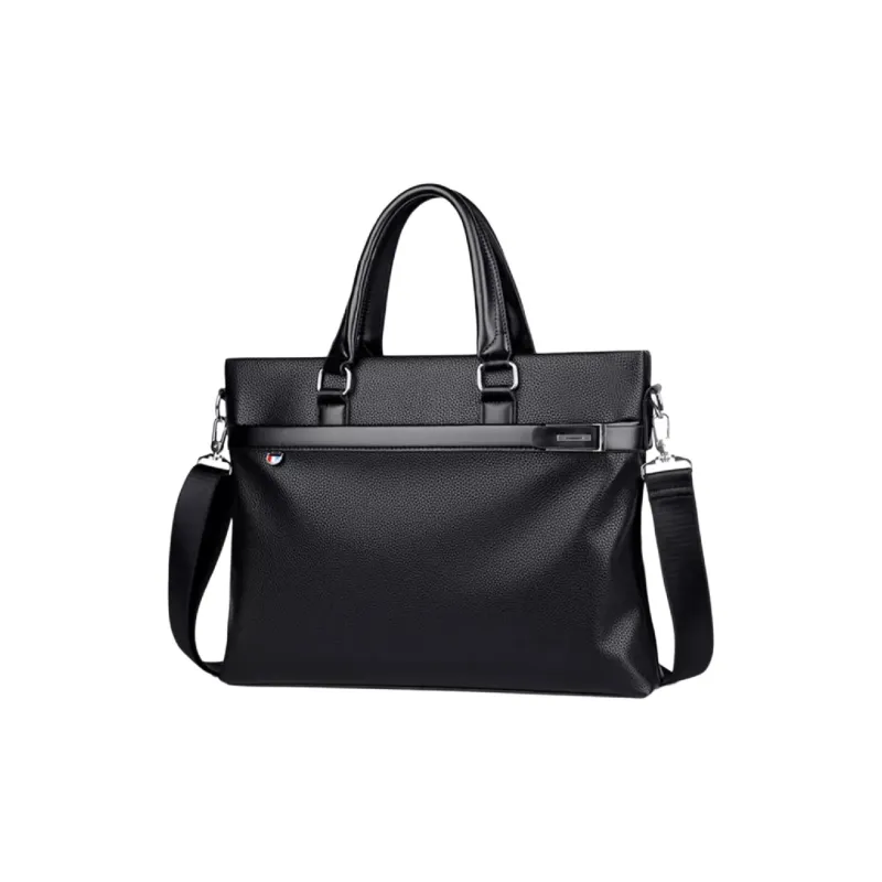 GATOER Abrasion Resistant Material Handbag Regular Men's Black-1