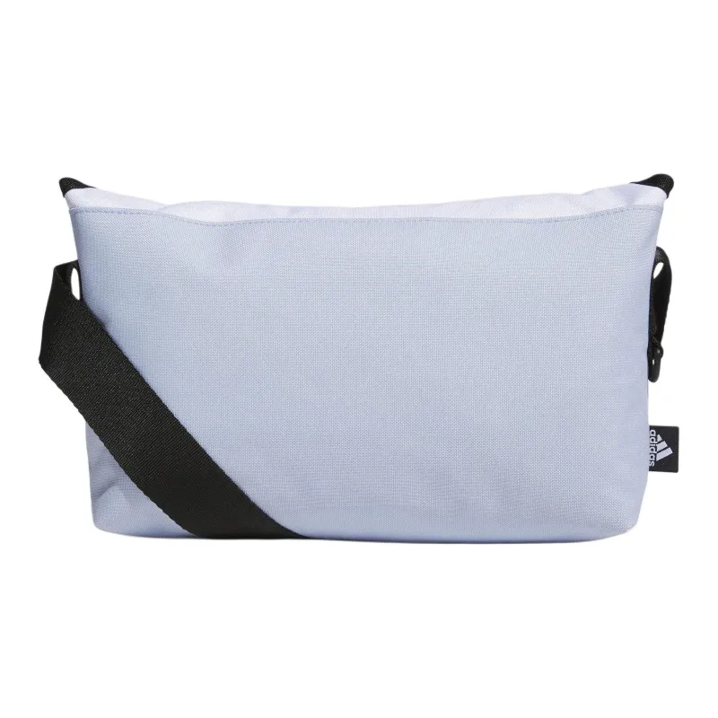 Adidas Recycled Material Blend Fabric Messenger Bag Shoulder Bag Crossbody Bag Regular Unisex Light Pink Blue & White-2