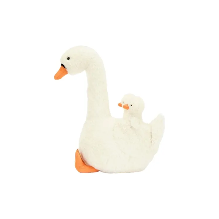 JELLYCAT Featherful Swan Plush Toy-2