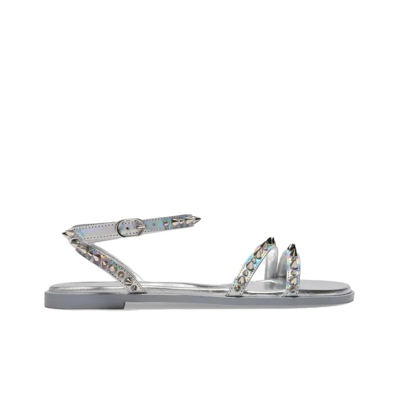 Alexander McQueen Strap Sandals Women's Silver-1