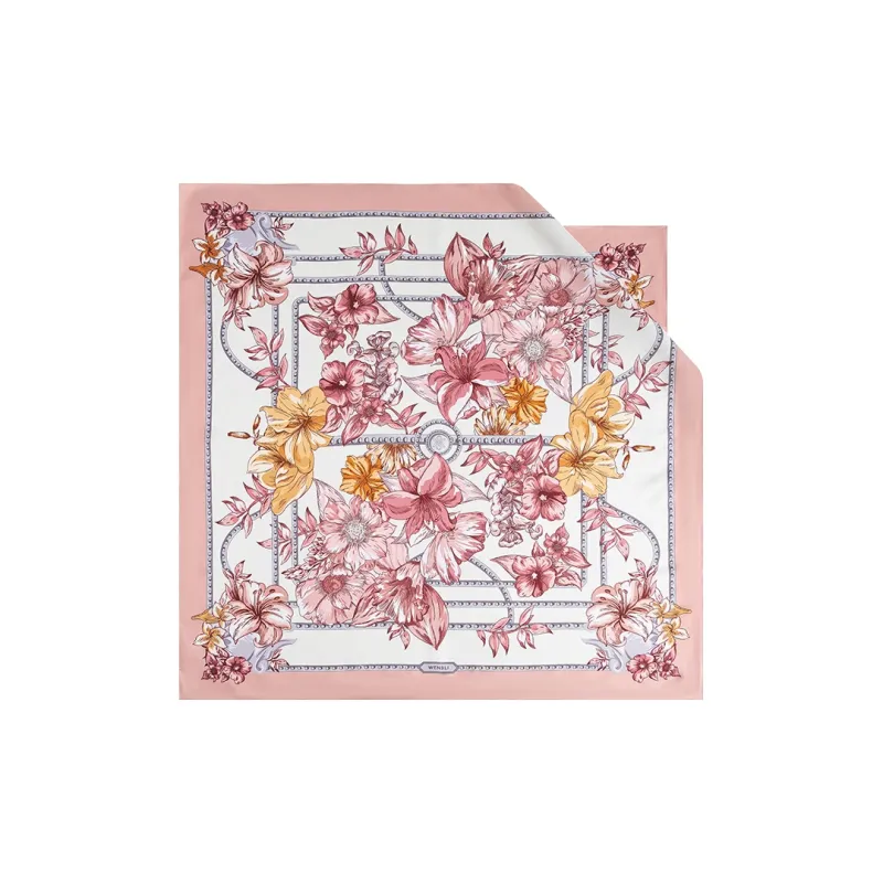 WENSLI Silk Scarves Women's-2