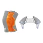 Gray Combo Set[Fleece-Lined Thermal Knee Protector 2 Pack+Thermal Shoulder Protector 1 Piece]