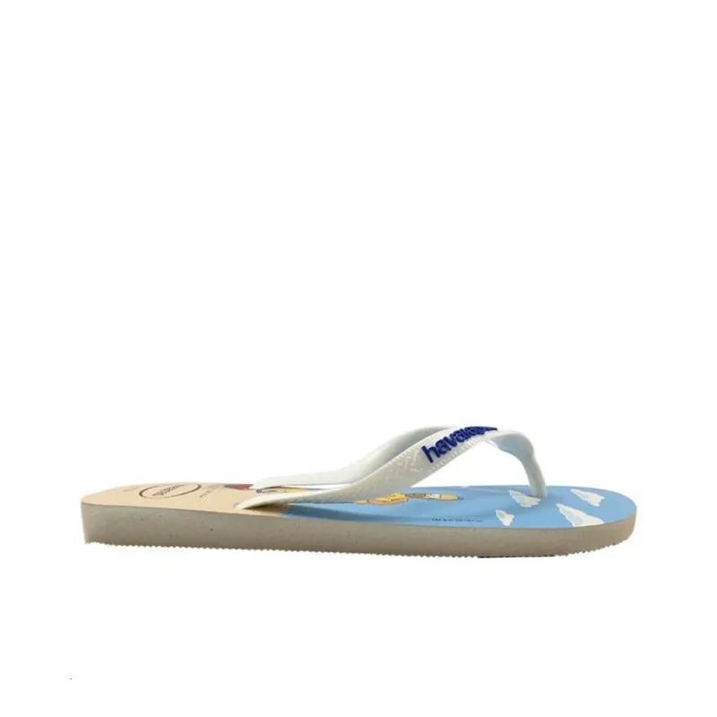 The Simpsons x Havaianas Stylish Sandal Unisex White Blue-1