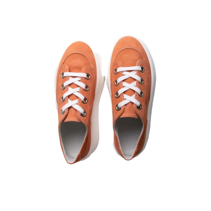 MM6 Maison Margiela Low Top Platform Shoes Women's Orange-2