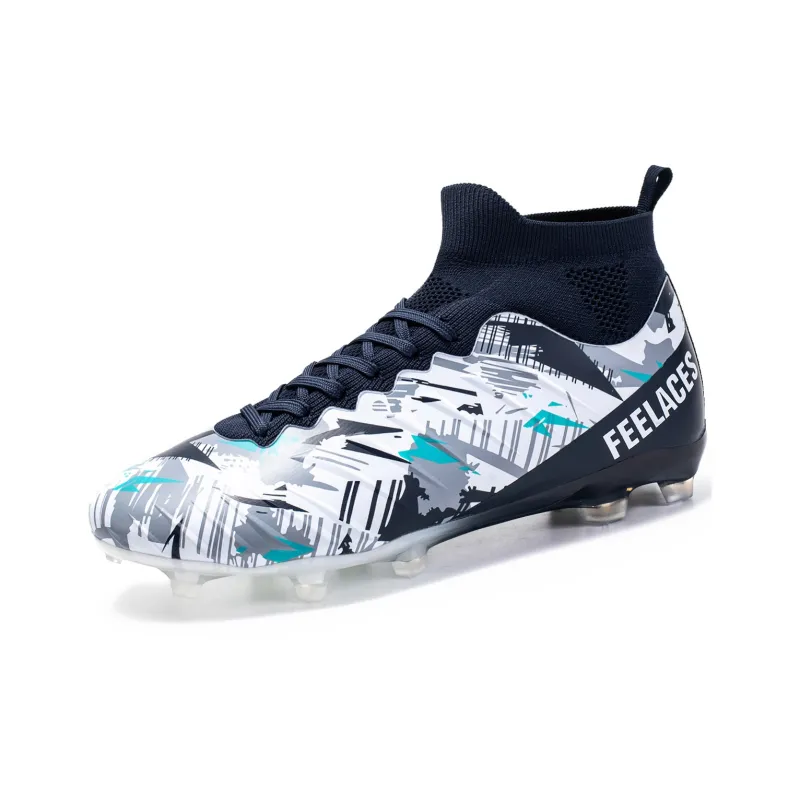 FEELACES Soccer Shoes Unisex Ice Sharp White, Pink Climb 1.0-1