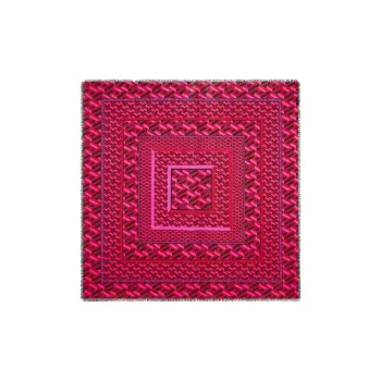 VERSACE Knit Scarves Women's Red
