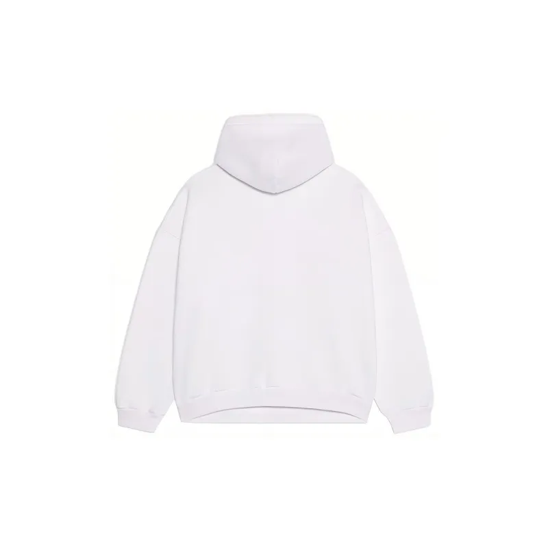 Balenciaga Wide Fit Hoodie 'White/Bubblegum'-1