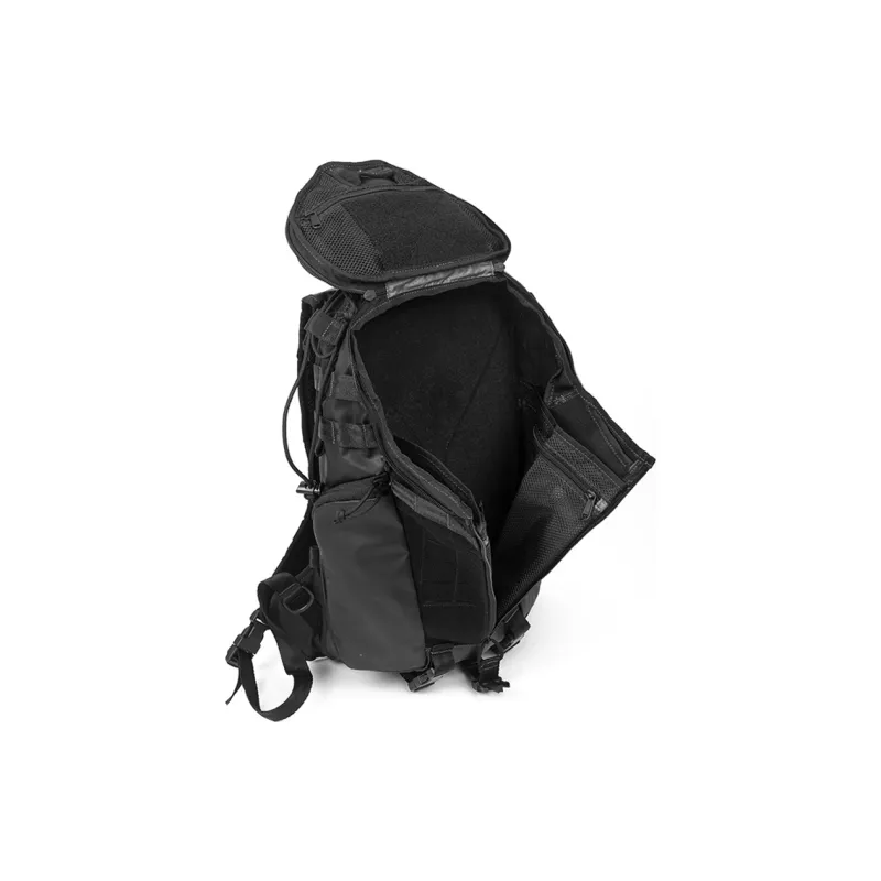 MAGFORCE Injection Silicone Nylon Backpack Regular Men's Injection Rubber Black-2