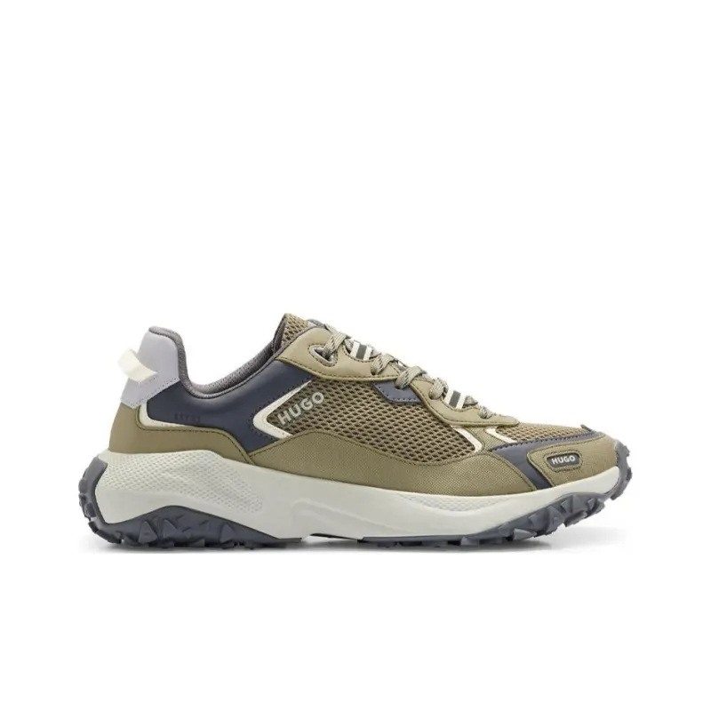 HUGO Panelled Mesh Sneakers-1