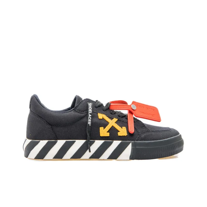 OFF WHITE Vulcanized Low Black Orange Canvas-1