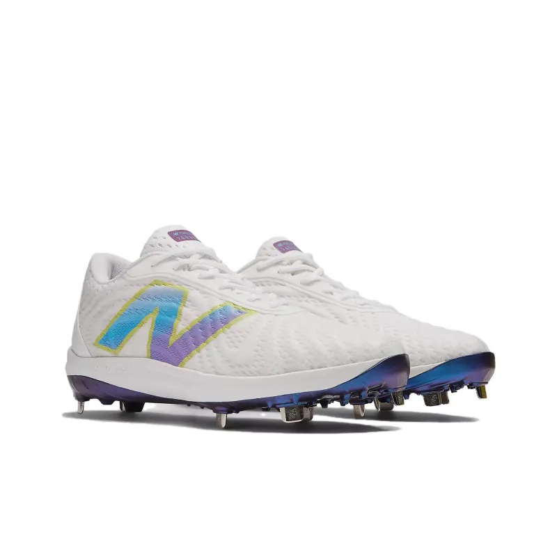 New Balance NB FuelCell 4040v7 Cushioned Wear Resistant Slip Resistant Low Top Training Shoes Men's White Blue Purple-2