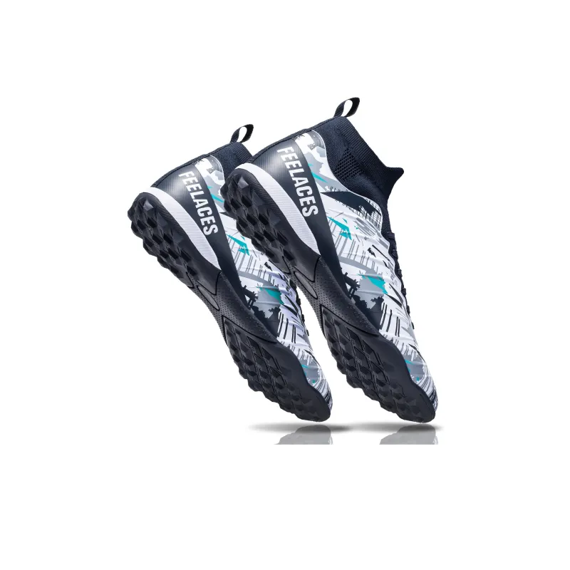 FEELACES Soccer Shoes Unisex Ice Sharp White, Pink Climb 1.0-8