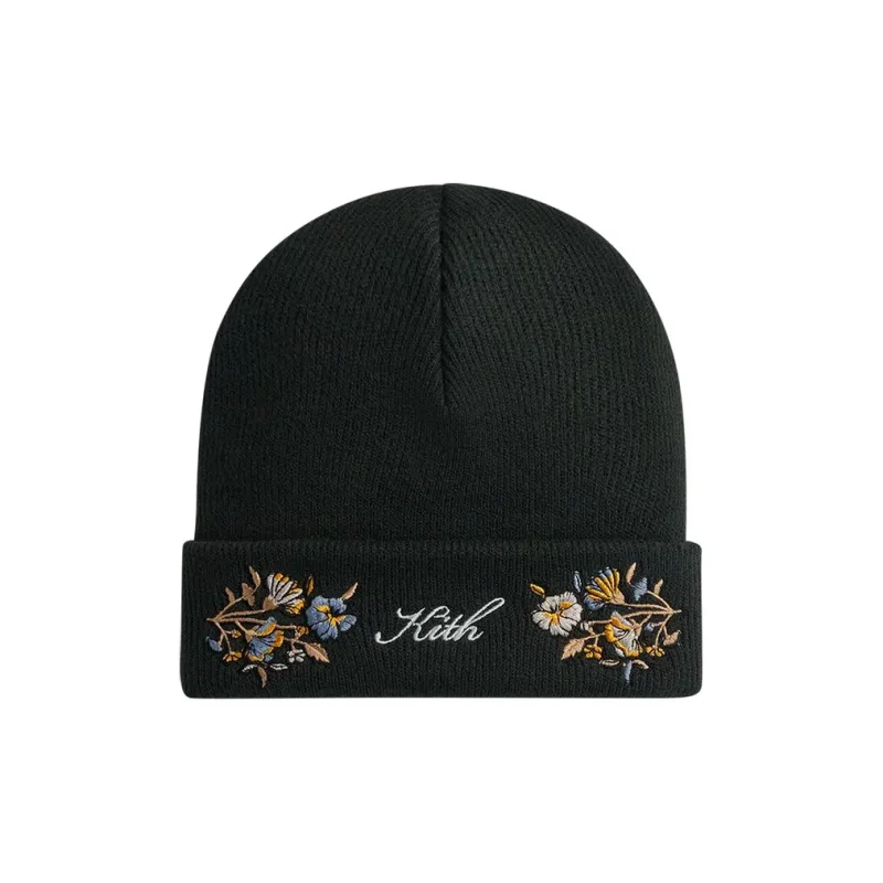 KITH Floral Script Beanie-0