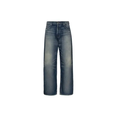 RHUDE Mid-rise Wide-leg Jeans