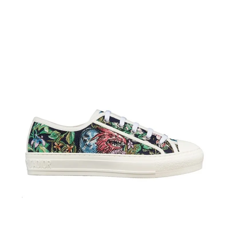 DIOR Walk Stylish Skateboarding Shoes Women's Black-1