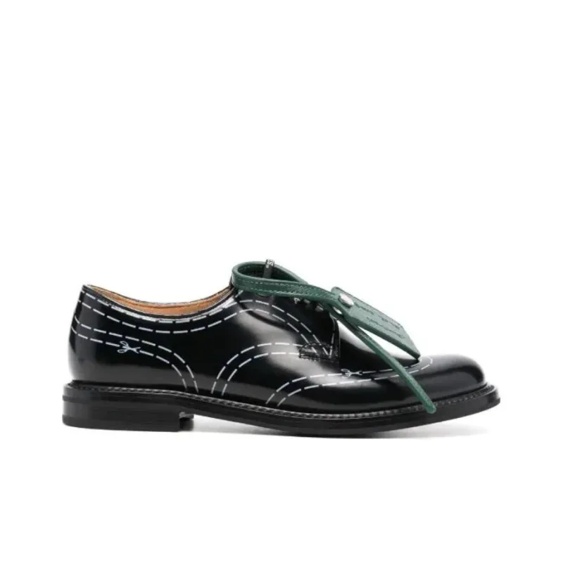 Church's Shannon x OFF-WHITE Casual Shoes Men's Black-1