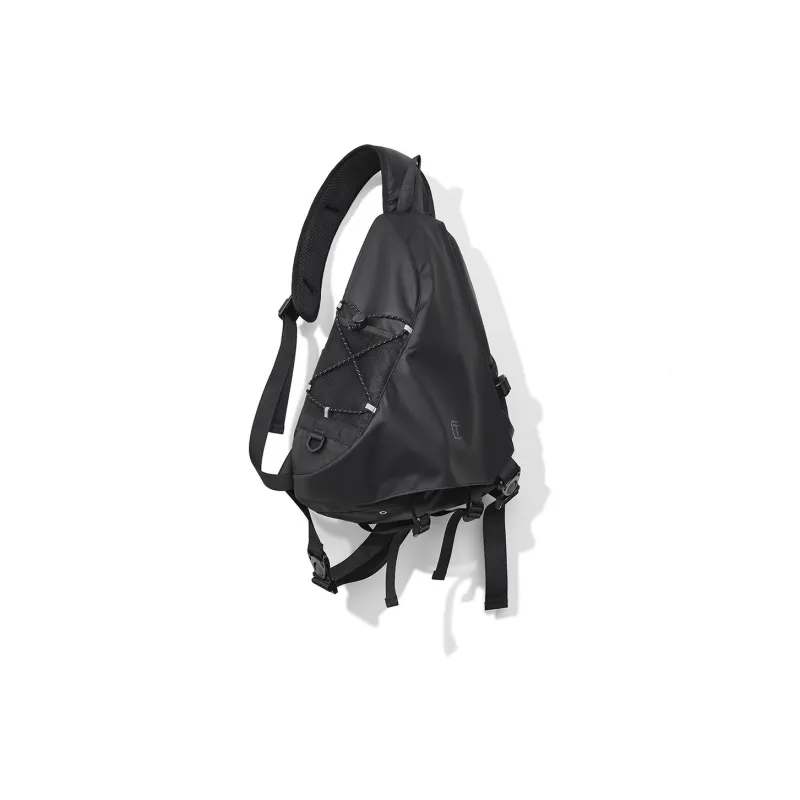 TANGCOOL Membrana Dermalis Quiver Bag, Sling Bag, Shoulder Bag, Crossbody Bag Regular Men's Black/Yellow/Gray-1