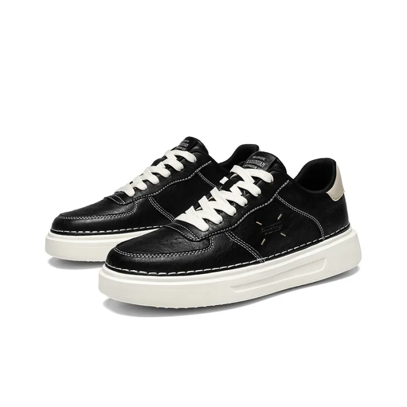 GERTOP Lightweight Breathable Supportive Height Increasing Low-Top Skateboard Shoes Men's-2