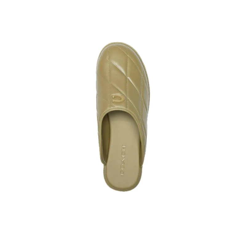 COACH Alyssa Wrap-toe Slippers Women's Green-2
