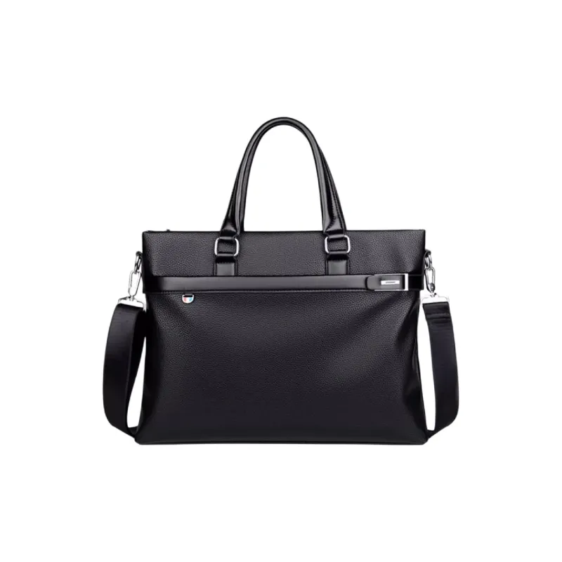 GATOER Abrasion Resistant Material Handbag Regular Men's Black-0