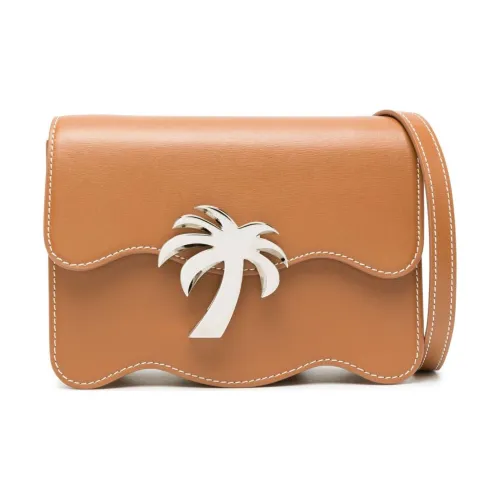 PALM ANGELS Palm Beach Leather Crossbody Bag