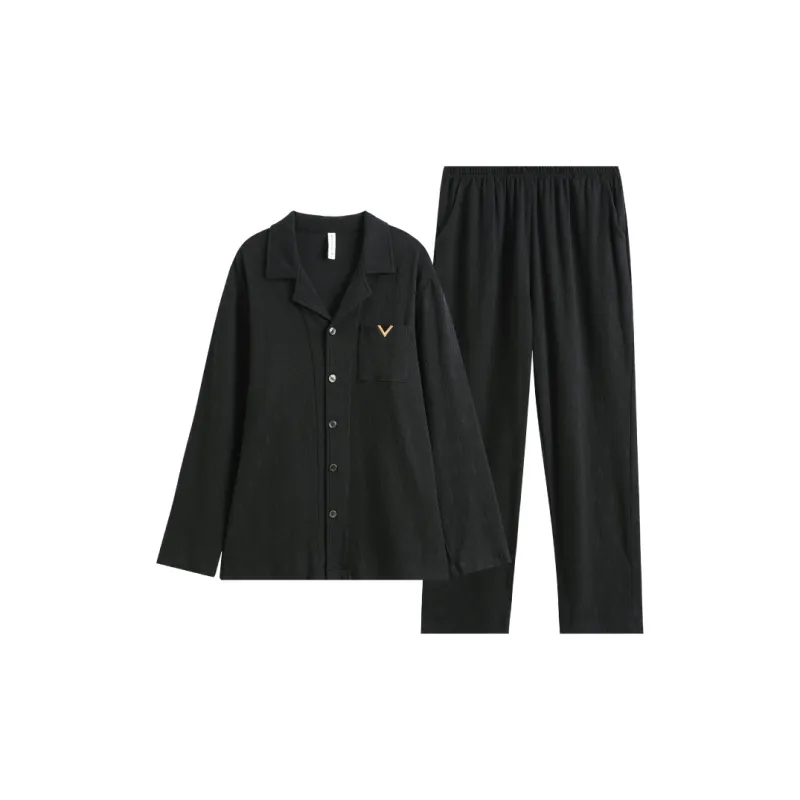 FENTENG Pajama Set Men's Deep Smoke Gray-0